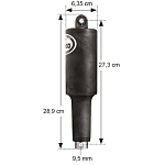 Усиленный электрический цилиндр Lenco Marine 15056-001 101XD 12В ход 2”1/4(57мм) кабель 1,8м ось 3/8”(10мм) для транцевых плит