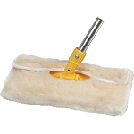 Универсальная губка для мягкой мойки Swobbit Soft Washing Tool Uni-Snap SW19140 355мм из натуральной овчины с защелкой и адаптером