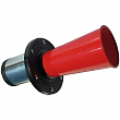Электрический винтажный сигнал красный Marco TE 10400013 24 В 2,5 А 520 Гц с ретро звучанием