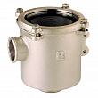 Фильтр водяной системы охлаждения двигателя Guidi Marine Ionio 1164 1164#220005 3/4" 4650-14900л/час из никелированной латуни с крышкой из поликарбоната